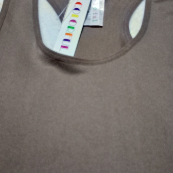 Tank Top Size:OS Coffee color - Picture 3 of 7